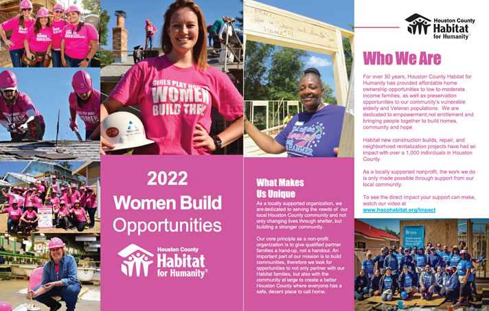 2022 Women Build Brochure